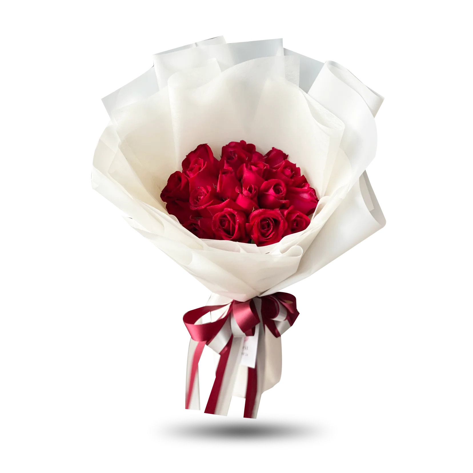 "Deep Love" Bouquet Of 20 Red Roses - Valentine's collection
